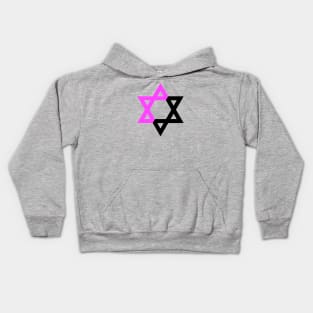 Queer Anarchist Magen David Kids Hoodie